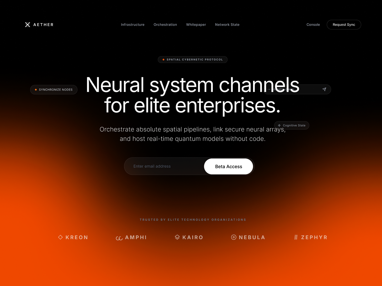 UnizenLabs website by Webix